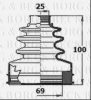 BORG & BECK BCB6129 Bellow, driveshaft